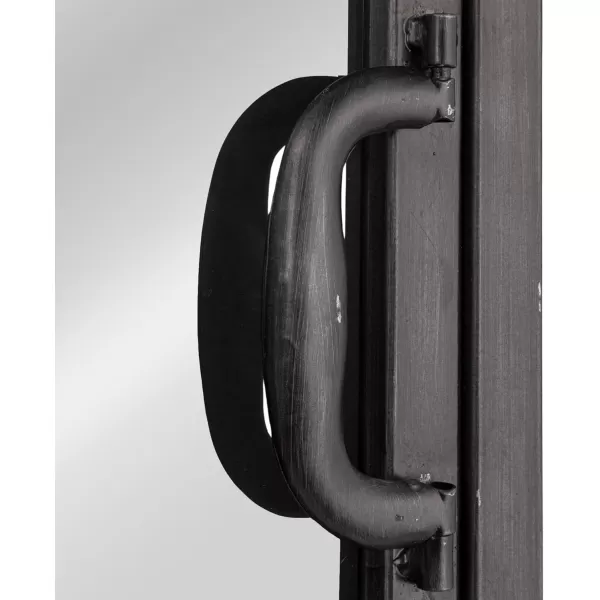 Creative CoOp Metal Cabinet with 3 DrawersBlack