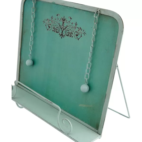 Creative CoOp Metal Cookbook Holder Blue