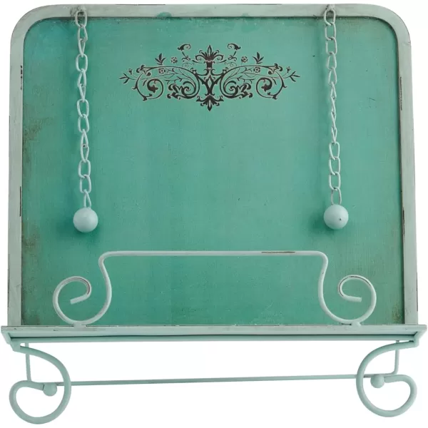 Creative CoOp Metal Cookbook Holder Blue