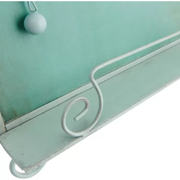 Creative CoOp Metal Cookbook Holder Blue