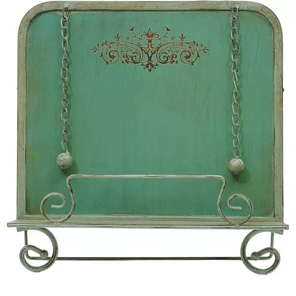 Creative CoOp Metal Cookbook Holder Blue