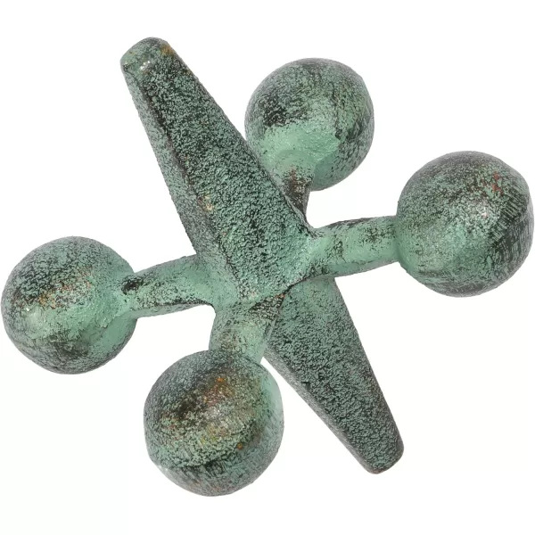 Retro Decorative Cast Iron Jack FigurinePatina