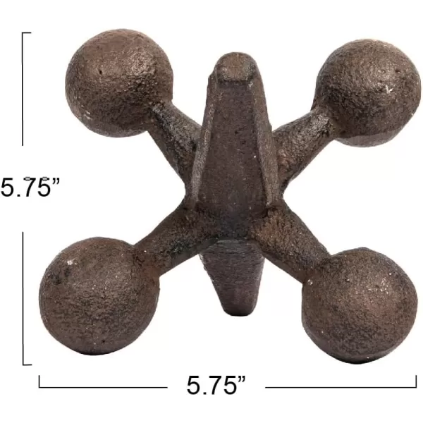 Retro Decorative Cast Iron Jack FigurineRust