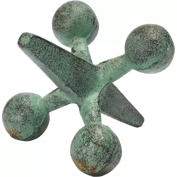 Retro Decorative Cast Iron Jack FigurinePatina