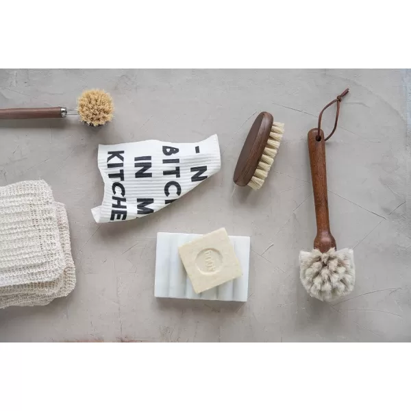 Creative CoOp Beech Wood Dark Brown Brush