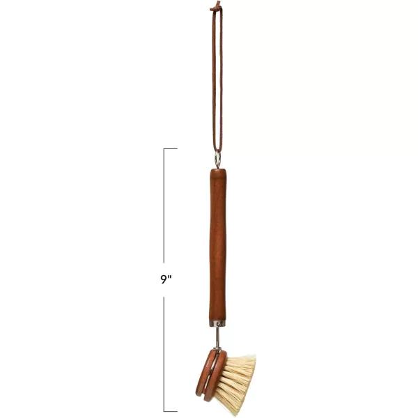 Creative CoOp Beech Wood Dark Brown Brush