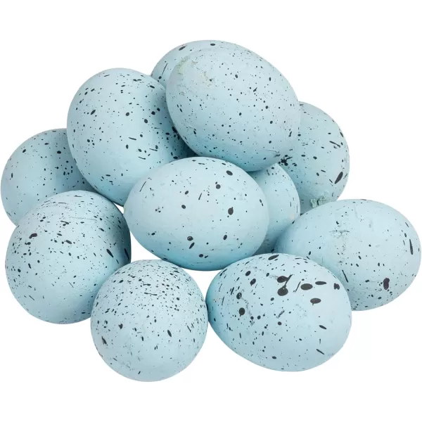Creative CoOp Boxed Set of 12 Blue Speckled Ceramic Robin Eggs