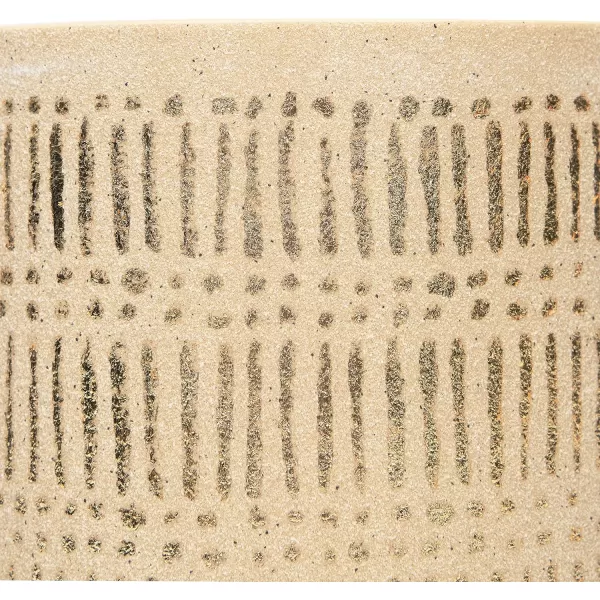 Creative CoOp Gold Stoneware Set of 2 Planter Sand