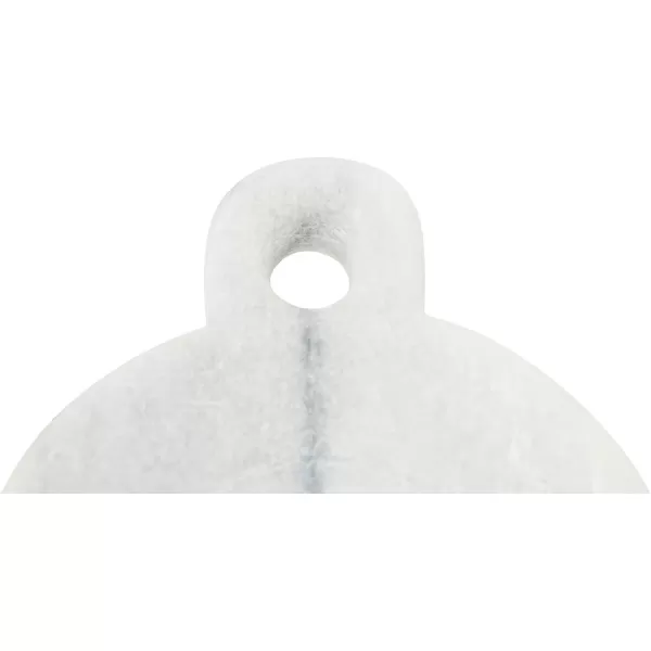Creative CoOp HandCarved Marble Handle Grey Dish 6quotWhite