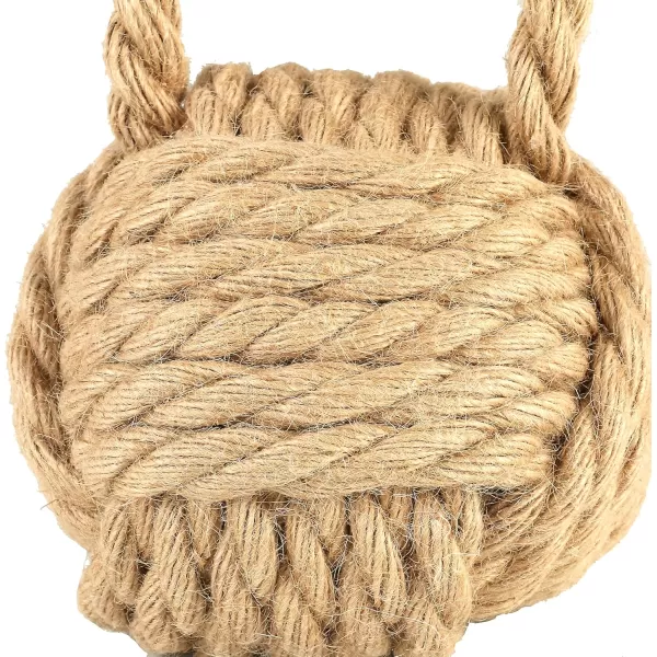 Creative CoOp Nautical Rope Knot Door StopNatural
