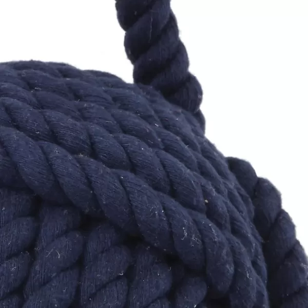 Creative CoOp Nautical Rope Knot Door StopNavy Blue