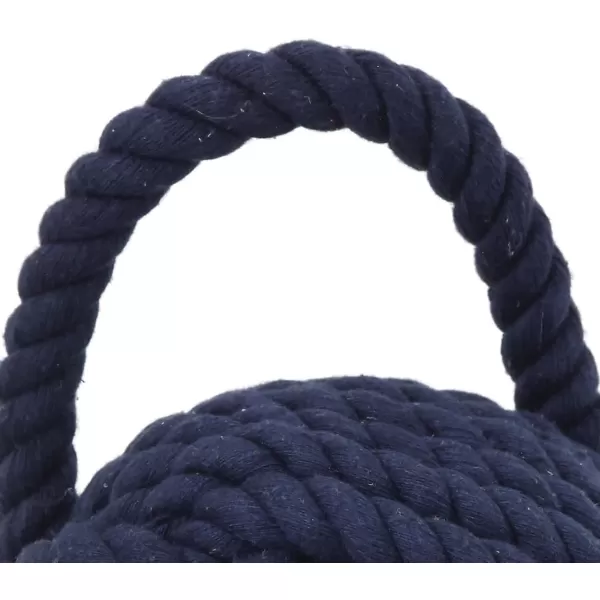 Creative CoOp Nautical Rope Knot Door StopNavy Blue
