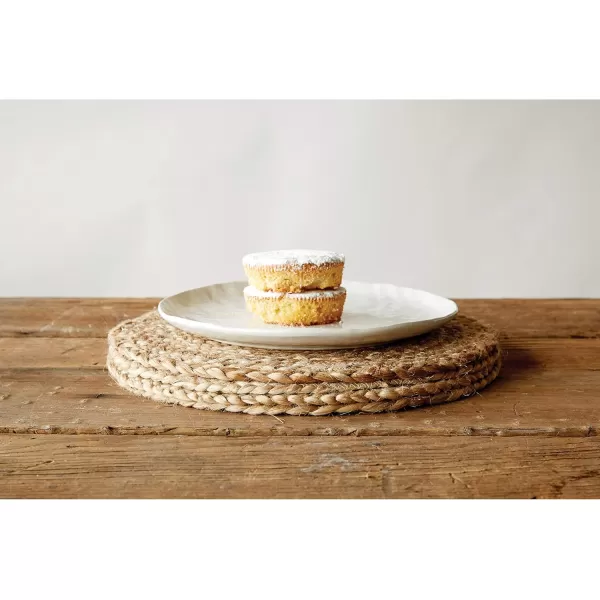 Creative CoOp Round Jute Woven Placemat 13DiningEntertainTextiles Brown Large1 Count Pack of 1
