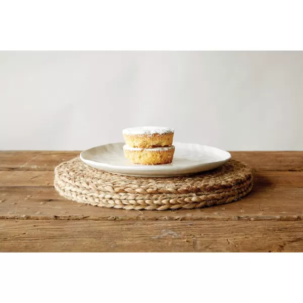 Creative CoOp Round Jute Woven Placemat 13DiningEntertainTextiles Brown Large1 Count Pack of 1