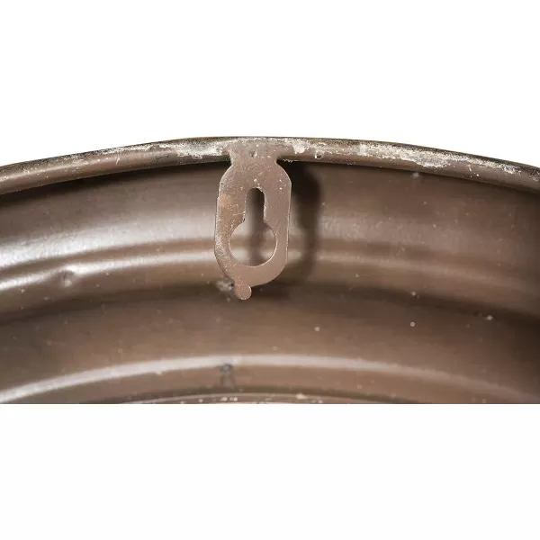 Creative CoOp Round Metal Porthole MirrorGold