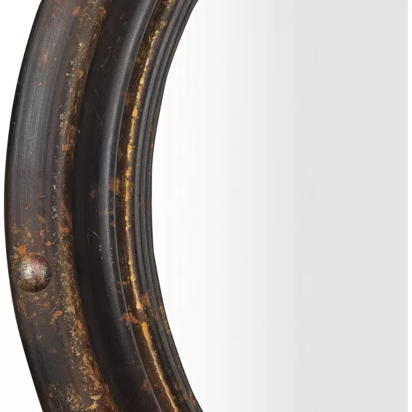 Creative CoOp Round Metal Porthole MirrorRust