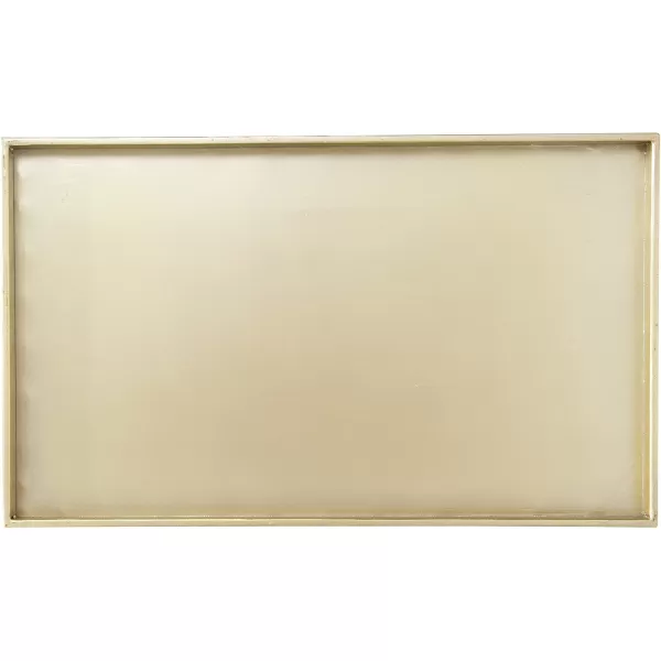 Creative Coop HD6145 Rectangle Metal Accent Table 27quot BronzeGold