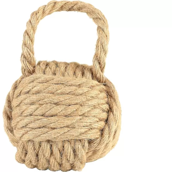 Creative CoOp Nautical Rope Knot Door StopNatural