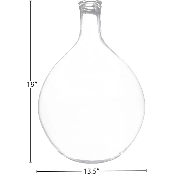 Clear Decorative Glass Bottle18 Inch