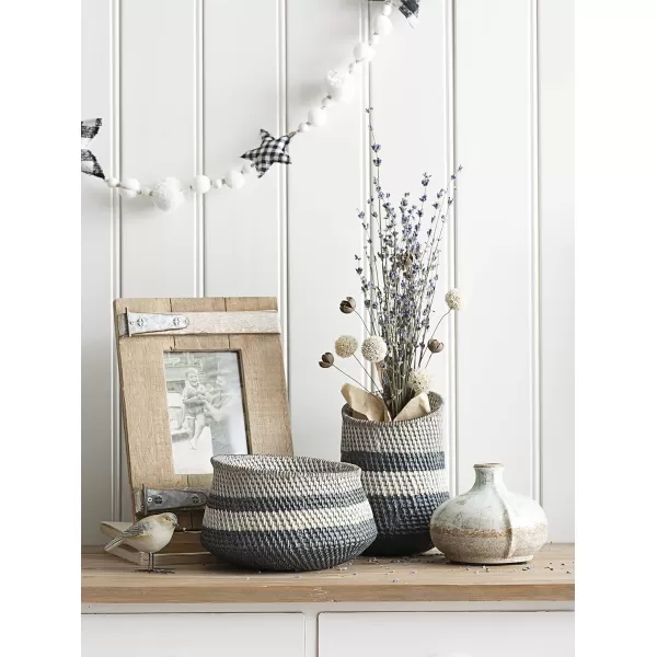 Creative CoOp Brown ampamp White Terracotta Vases with Distressed Finish Set of 3 Sizes