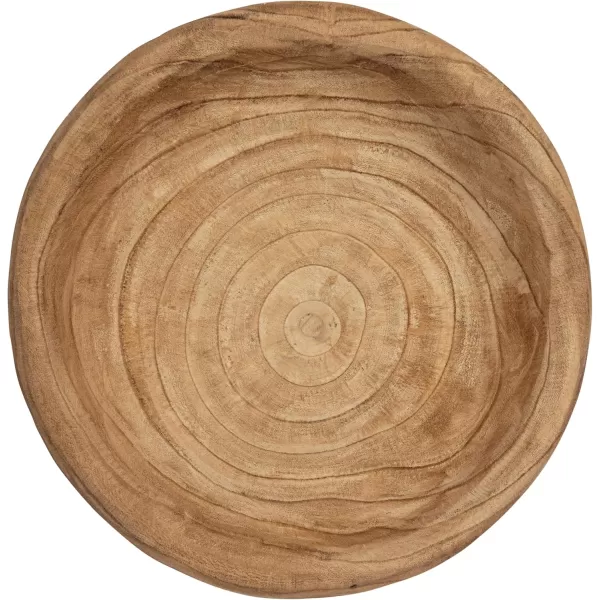 Creative CoOp Decorative Paulownia Wood Bowl