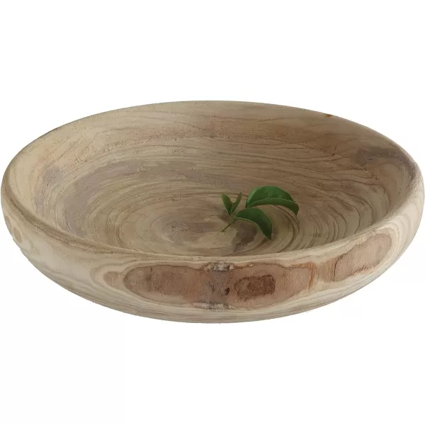 Creative CoOp Decorative Paulownia Wood Bowl