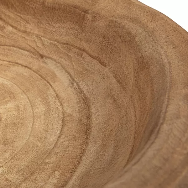 Creative CoOp Decorative Paulownia Wood Bowl