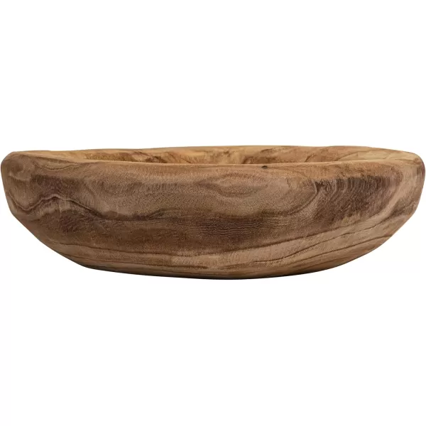 Creative CoOp Decorative Paulownia Wood Bowl