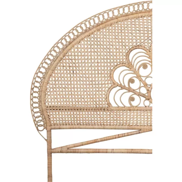 Creative CoOp Handmade Rattan Size Headboard Queen US Standard Natural