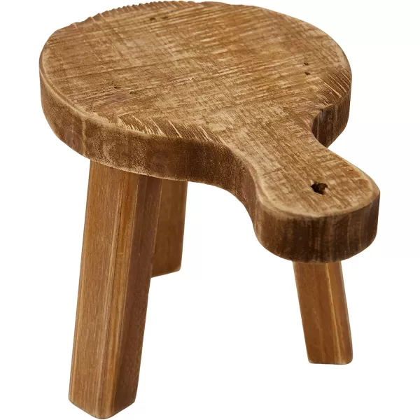 Creative CoOp Small Wood Pedestal with HandleNatural