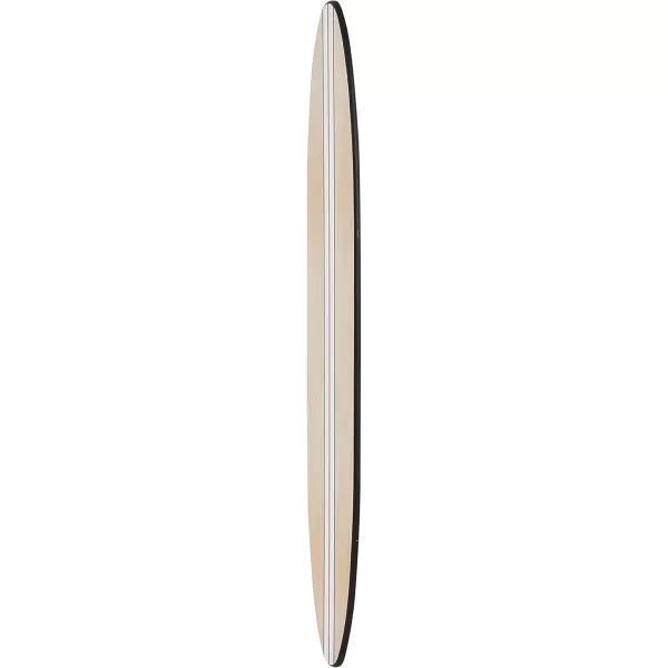 Creative CoOp Surfboard Style Wood Wall DecorWhite Stripe