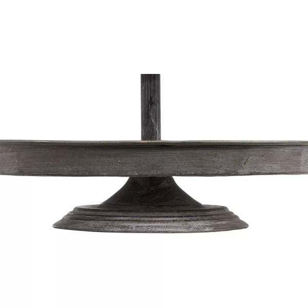 Decorative Metal 2Tier Tray in Zinc FinishAntique Copper