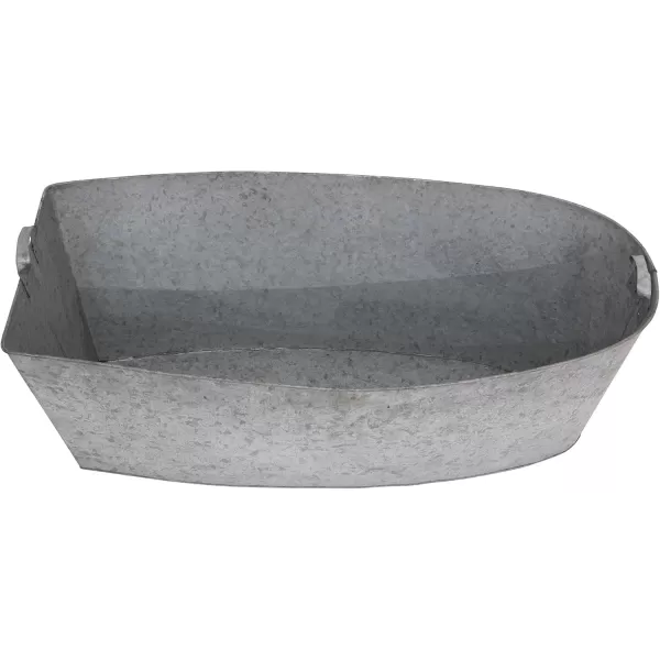 Wood Decorative Boat with Tin Insert