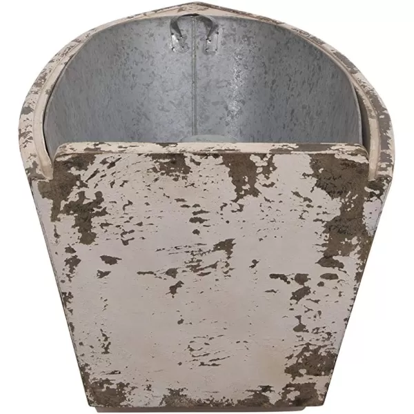 Wood Decorative Boat with Tin Insert