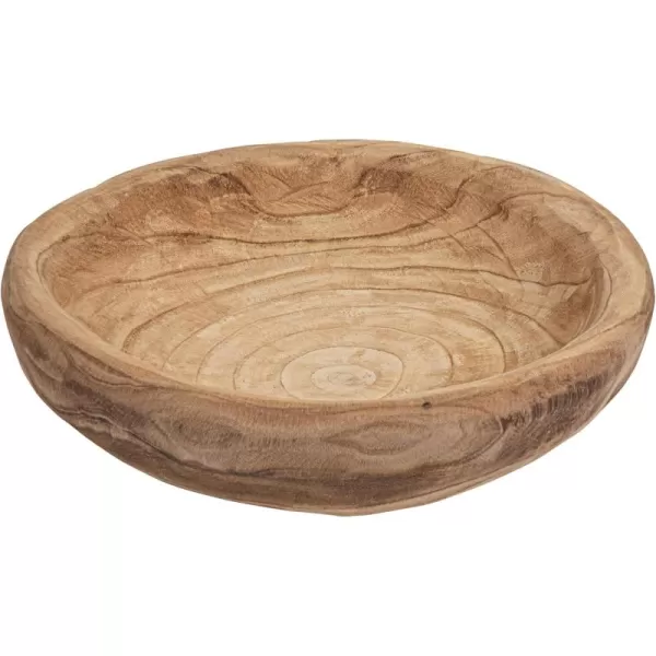 Creative CoOp Decorative Paulownia Wood Bowl