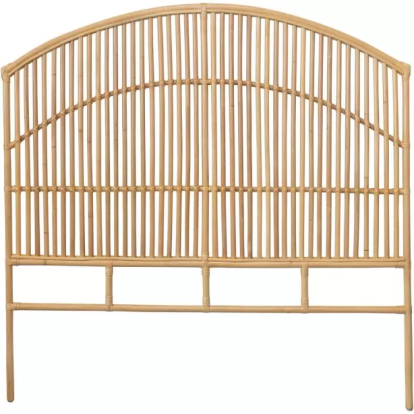 Creative CoOp Handmade Rattan Slatted Queen Size Headboard