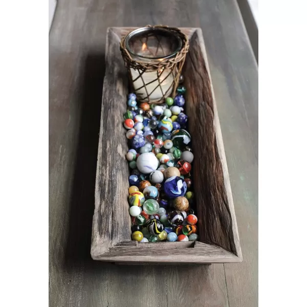 Brown Rectangle Decorative Wood Tray