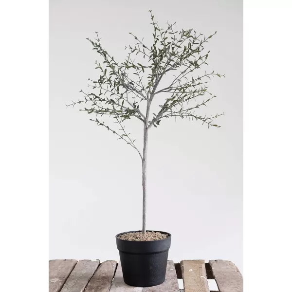 Creative CoOp DF2615 29quot H Thyme Topiary in Pot Faux Botanicals Green