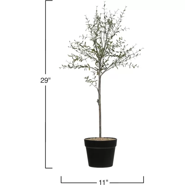 Creative CoOp DF2615 29quot H Thyme Topiary in Pot Faux Botanicals Green