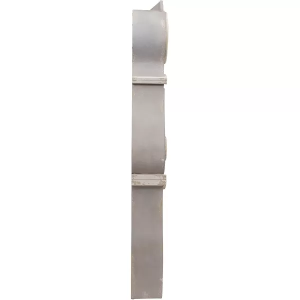 Creative CoOp Distressed Grey Wood Grandfather Style Wall Clock