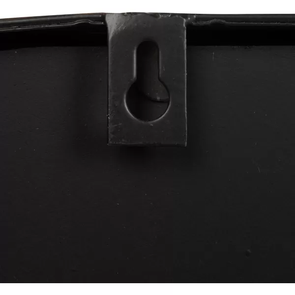 Creative CoOp Metal Framed Wall Mirror with Shelf BrassBlack