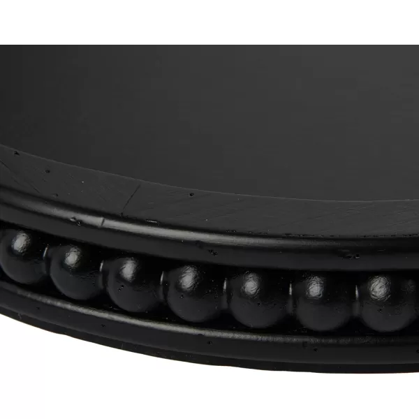 Creative CoOp Round 3Tier Decorative Wood Tray WhiteBlack