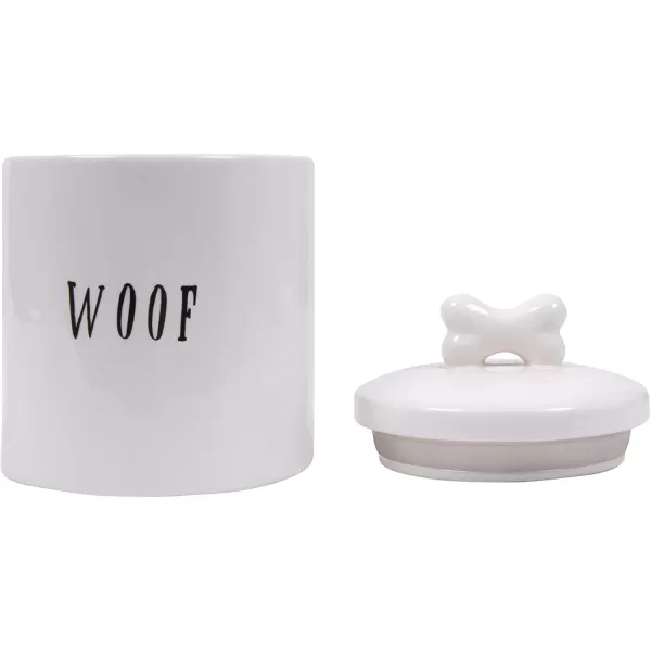 Creative CoOp Woof Jar with Bone Handle on Lid