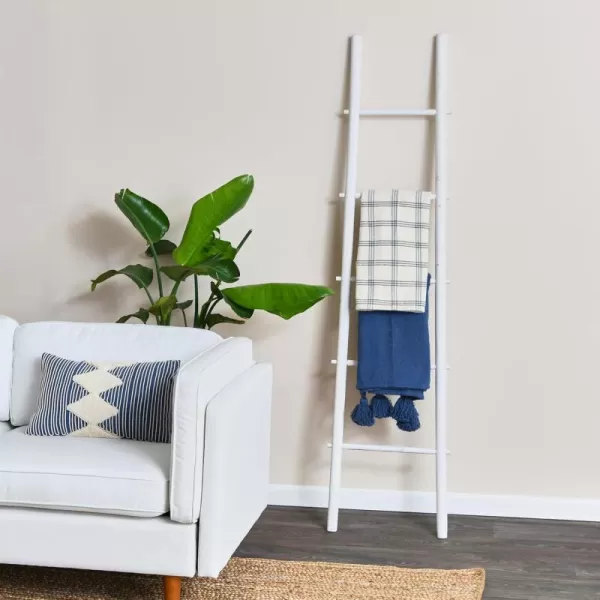 Creative CoOp Decorative Wood Ladder Misc Furniture GreyWhite