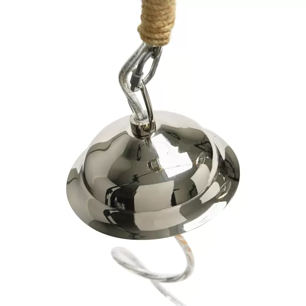Creative CoOp Glass and Mango Wood Ceiling Pendant LightBrown
