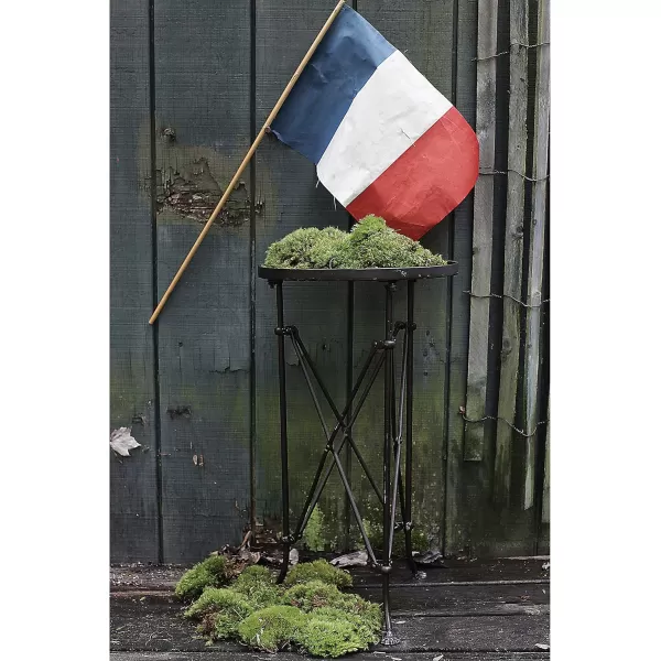 Creative CoOp Round Bronze Metal Accent TableBronze