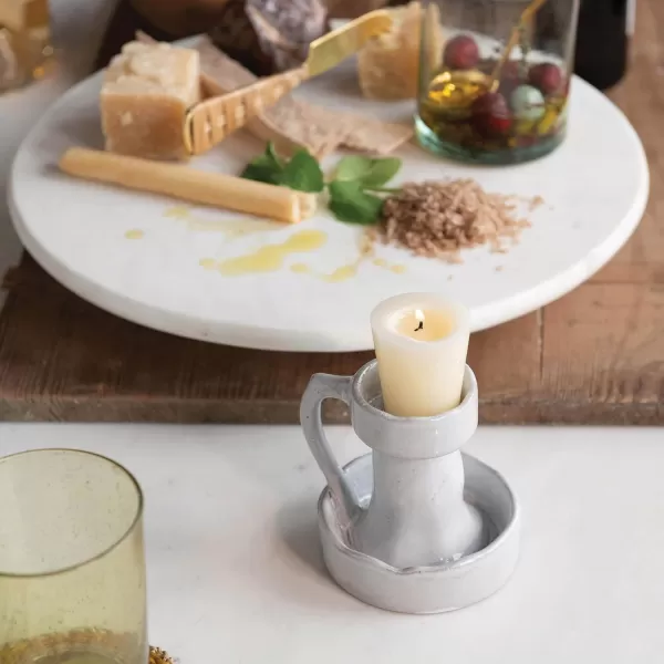 Creative CoOp White Marble Lazy Susan