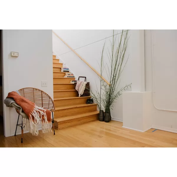 Creative CoOp BacBac Leaf Woven Stair BasketBrown