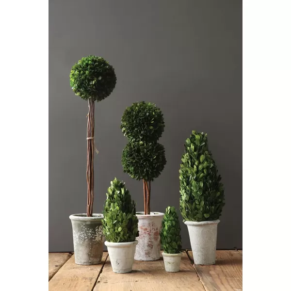 Creative CoOp Boxwood Topiary in Clay PotLarge