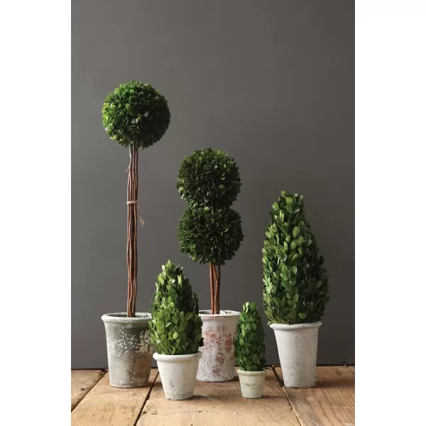 Creative CoOp Boxwood Topiary in Clay PotSmall